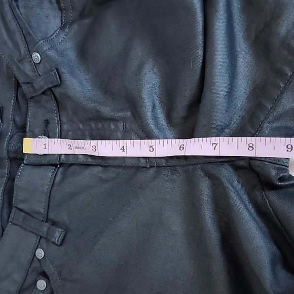 PRANA BLACK SHINY JEANS/  SIZE  4/27 - Picture 8 of 11